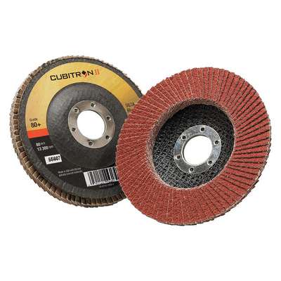 941085 3M Cubitron Ii Flap Disc 7 8 In Mounting Hole Size 80 Abrasive