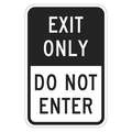 Parking Lot Entrance and Exit Signs