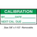 Calibration Label,Eng,Green/