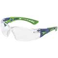 Safety Glasses,Blue/Green,