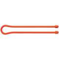 Gear Tie,Orange,18 In. L,PK2