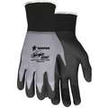 Coated Gloves,Gray/Black,S,Pr