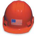 Hard Hat Label,1-9/16 In. H,3