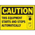 Caution Label,3-1/2 In. H,5 In.