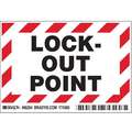 Lockout Label,3-1/2 In. H,5 In.