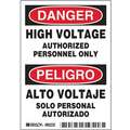 Danger/Peligro Label,5 In. H,