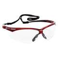 Safety Glasses,Anti-Fog,Red,