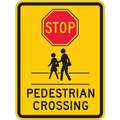 Traffic Sign,24 x 18In,R And