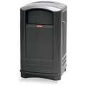 Trash Can,50 Gal.,Black