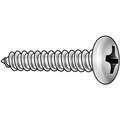 Metal Screw,Pan,#6,3/4 In L,