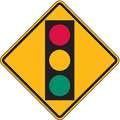 Traffic Light Safety Sign 18"