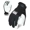 Mechanics Glove,S,Black/White,