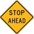 Stop Ahead Traffic Sign,18" x