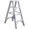 Twin Stepladder,Aluminum,Ia,4