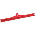 Floor Squeegee,Rubber,Red,28