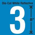 Die-Cut Reflective Number