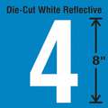 Die-Cut Reflective Number