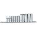 Socket Set,Metric,3/8 In. Dr,