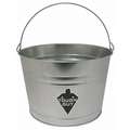 Pail,4.3 Gal.,Galvanized Steel,