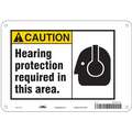 Safety Sign,10" W,7" H,0.055"