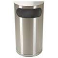 Wastebasket,Half Round,9 Gal.,