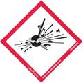 Ghs Exploding Bomb Label,2"H,