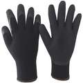 Gloves,Black,L,10in.L,Latex,Pr