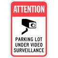 Sign,Parking Lot Under Video,