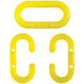 Chain Link,1-1/2 In.,Yellow,