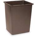 Trash Can,56 Gal.,Brown