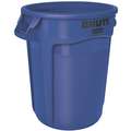 Utility Container,20 Gal.,Bl