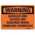 Warning Sign,Goggles Are