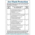 Arc Flash Label,3-1/2 In. H,5