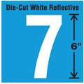 Die-Cut Reflective Number