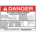 Arc Flash Protection Label,PK5