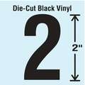 Die Cut Number Label, 2, 10