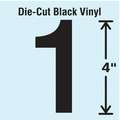 Die Cut Number Label, 1, 10