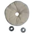 Buffing Wheel,Loose Sewn,8 In