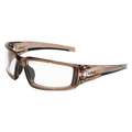 Safety Glasses,Brown Frame,