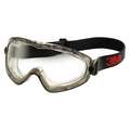 Goggles,Clear Lens,Gray Frame,