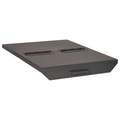 Hopper Lid,59" W,Gray,Steel