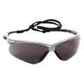 Safety Glasses,Anti-Fog,Silver,