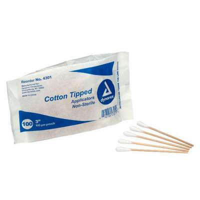 100 Cotton-Tipped Applicators