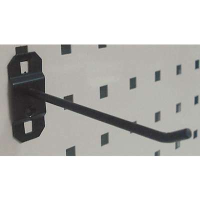 Single Rod Pegboard Hook,4 In,