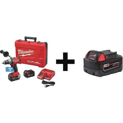 Cordless Hammer Drill Kit,1/2"