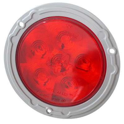 LED S-44 Stt Red Flange 44322R