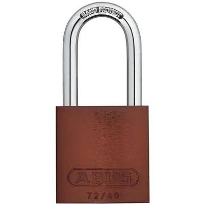 Lockout Padlock,Kd,Brown,1/4In.