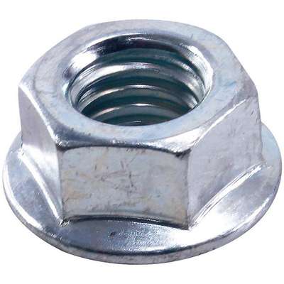 Flanged Serrated Hex Nut,SS,