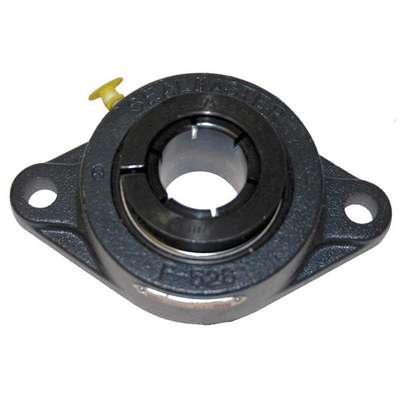 Flange Bearing,2-Bolt,Ball,1-