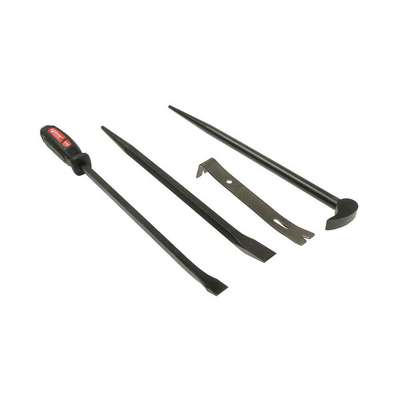 Pry Bar Set,Pieces 4,Steel,20-